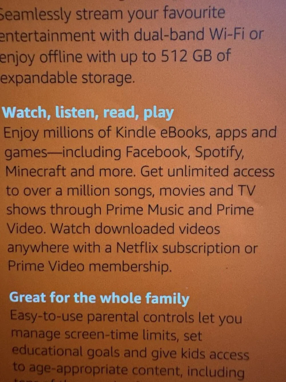 Amazon kindle fire
